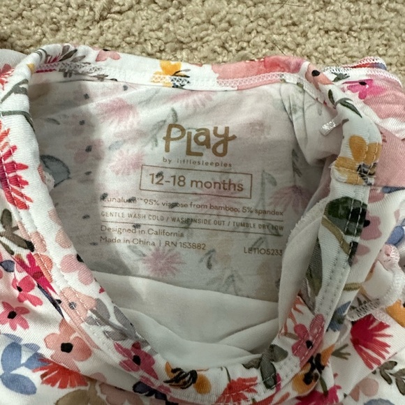 Little Sleepies Mauve Meadow Dress - Picture 2 of 2